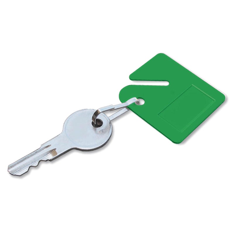 Lucky Line Square Slotted Cabinet Key Tag with Hooks and Labels, 20 Pack (2664020) - Image 4